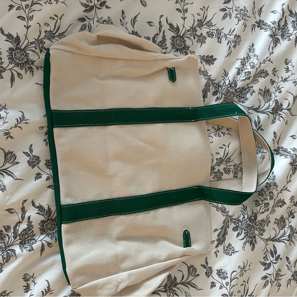 Boat Kin Canvas Bag New Tape Still On Feet Green Straps - Picture 9 of 9